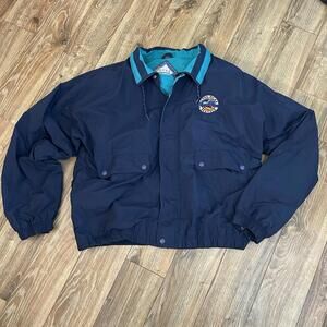 Gear for Sports 1995 NCAA Seattle Final Four Navy Long Sleeve Jacket Sz L